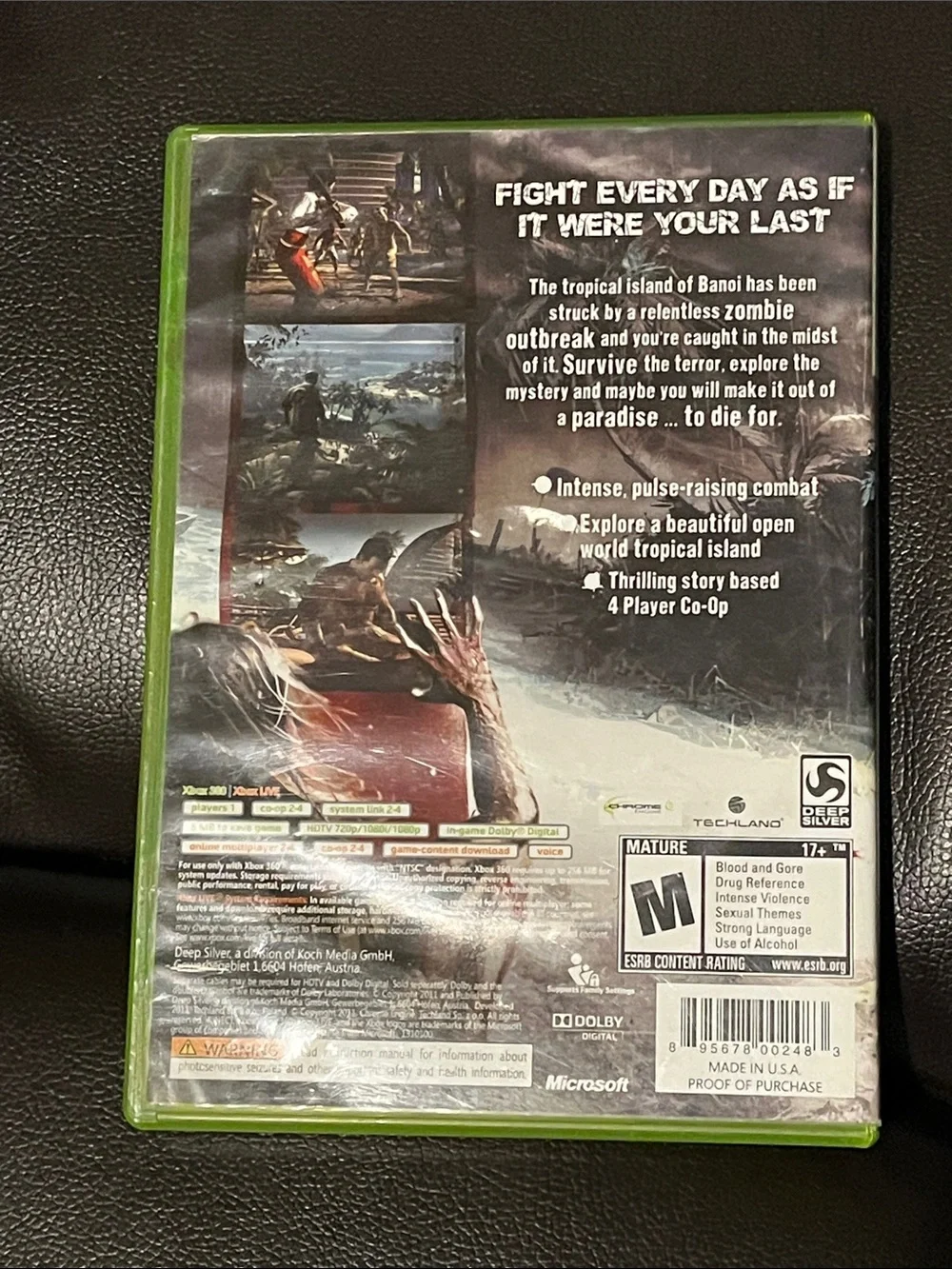 Dead Island | Xbox 360 | Complete w/ Manual | Pre-Owned
